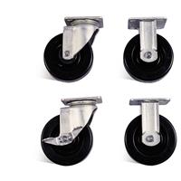 Model 600 6 inch HD Caster Set with Brake